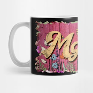 Classic Mgmt Personalized Flowers Proud Name Mug